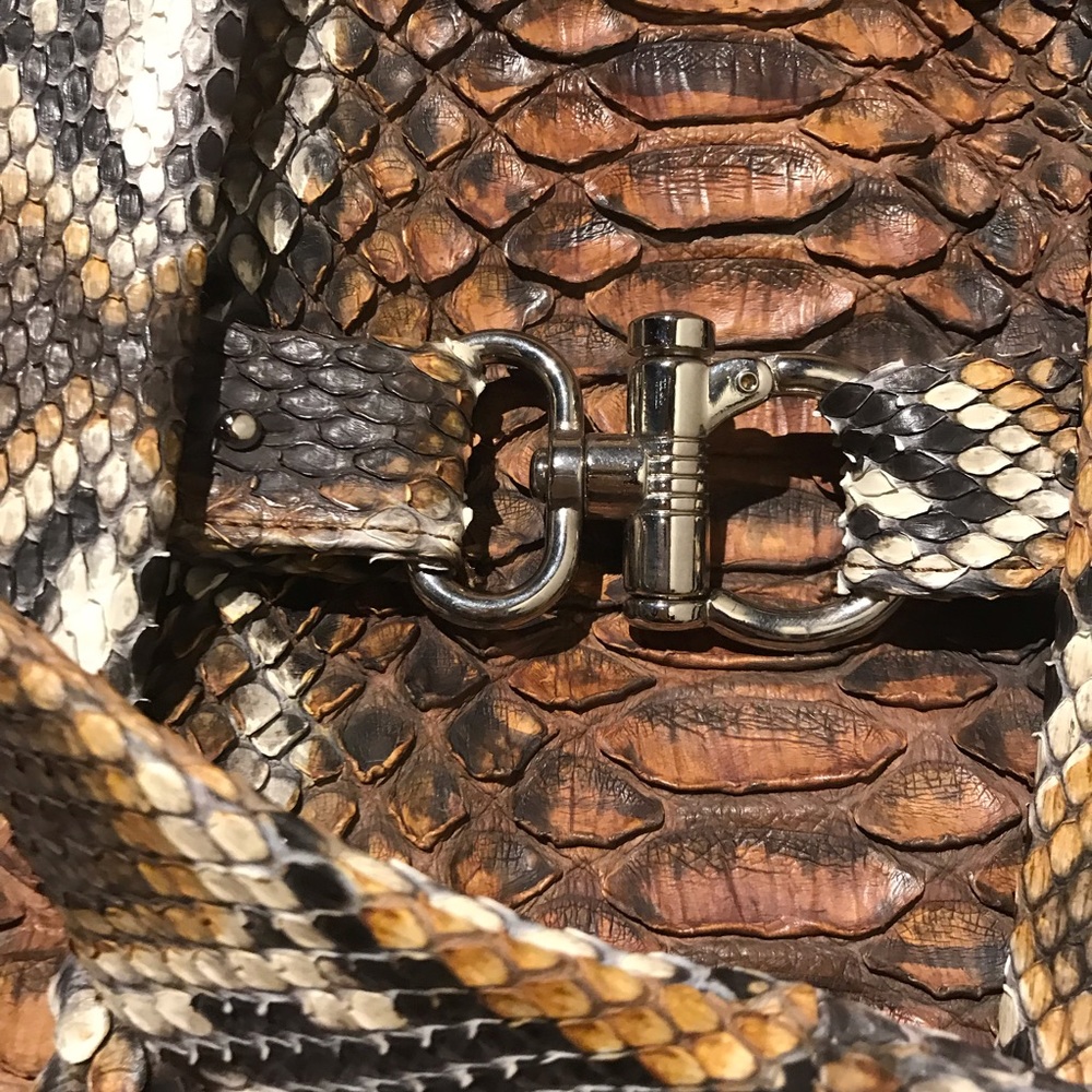 Genuine Python Leather Bag - image 3